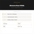 Pirámide Olfativa — Bharara Rose 100ML