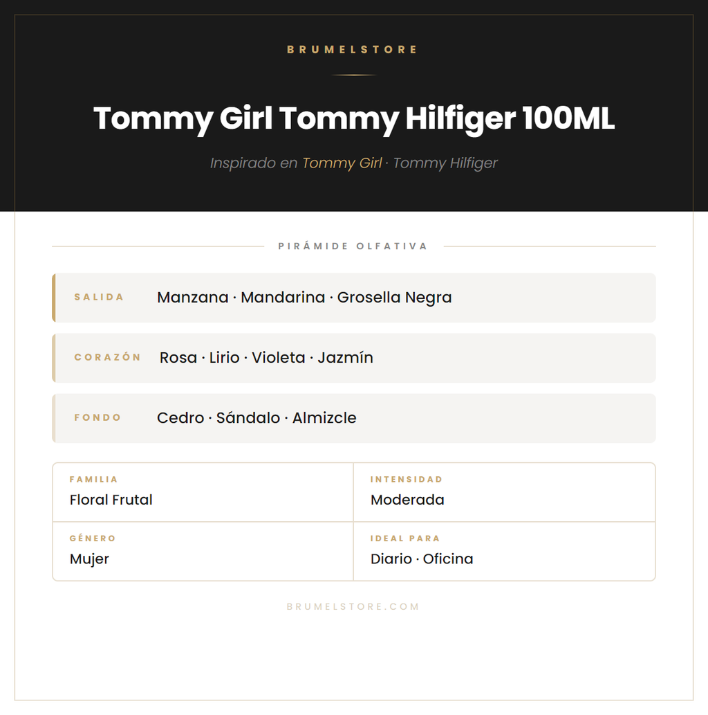 Pirámide Olfativa — Tommy Girl Tommy Hilfiger 100ML