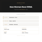 Pirámide Olfativa — Now Woman Rave 100ML