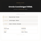 Pirámide Olfativa — Omnia Coral Bvlgari 100ML