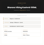 Pirámide Olfativa — Bharara Viking Kashmir 100ML