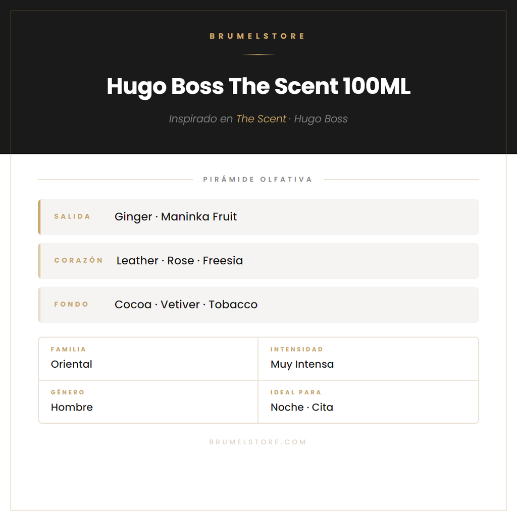 Pirámide Olfativa — Hugo Boss The Scent 100ML