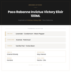 Pirámide Olfativa — Paco Rabanne Invictus Victory Elixir 100ML
