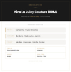 Pirámide Olfativa — Viva La Juicy Couture 100ML