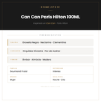 Pirámide Olfativa — Can Can Paris Hilton 100ML