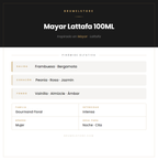 Pirámide Olfativa — Mayar Lattafa 100ML