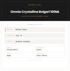 Pirámide Olfativa — Omnia Crystalline Bvlgari 100ML